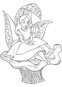 Alice In Tara Minunilor de colorat