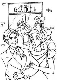 Fisă de colorat cu Anastasia de colorat p06