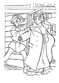 Fisă de colorat cu Anastasia de colorat p10