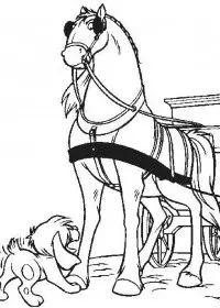 Fisă de colorat cu Anastasia de colorat p12