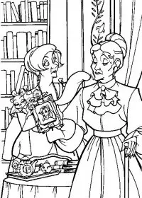 Fisă de colorat cu Anastasia de colorat p14