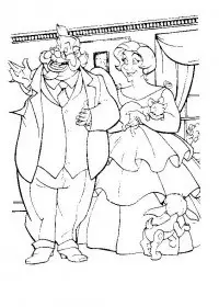 Fisă de colorat cu Anastasia de colorat p18