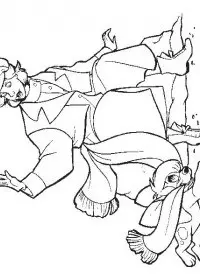 Fisă de colorat cu Anastasia de colorat p25