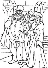 Fisă de colorat cu Anastasia de colorat p26