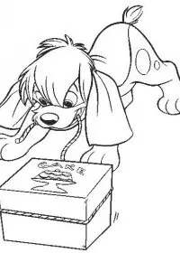 Fisă de colorat cu Anastasia de colorat p29