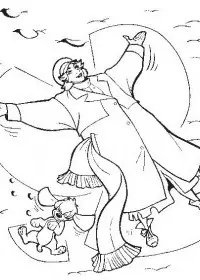 Fisă de colorat cu Anastasia de colorat p33