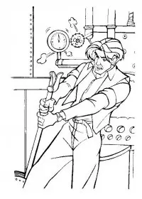 Fisă de colorat cu Anastasia de colorat p38