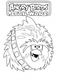 Fisă de colorat cu Angry birds de colorat p16