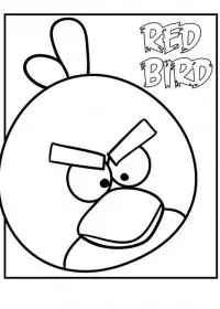 Fisă de colorat cu Angry birds de colorat p26