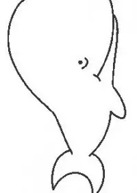 Fisă de colorat cu Animale balene de colorat p04