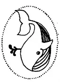 Fisă de colorat cu Animale balene de colorat p08