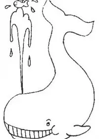 Fisă de colorat cu Animale balene de colorat p10