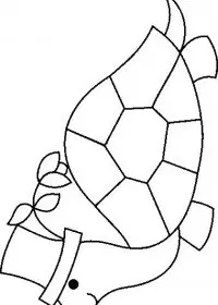 Fisă de colorat cu Animale broaste testoase de colorat p11