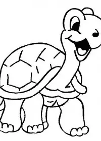 Fisă de colorat cu Animale broaste testoase de colorat p27