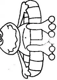 Fisă de colorat cu Animale broscute de colorat p48