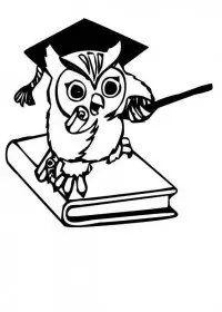 Fisă de colorat cu Animale bufnite de colorat p06