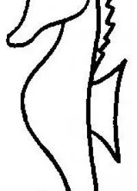 Fisă de colorat cu Animale caluti de mare de colorat p03