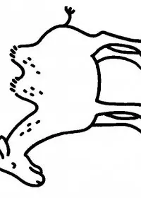 Fisă de colorat cu Animale camile de colorat p08