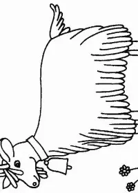 Fisă de colorat cu Animale capre de colorat p02