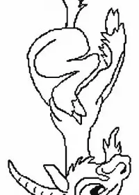 Fisă de colorat cu Animale capre de colorat p11