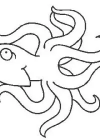 Fisă de colorat cu Animale caracatite de colorat p03
