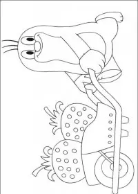 Fisă de colorat cu Animale cartite de colorat p03