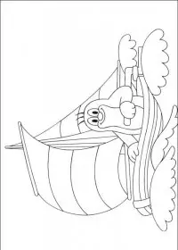 Fisă de colorat cu Animale cartite de colorat p04