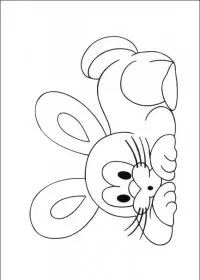 Fisă de colorat cu Animale cartite de colorat p08