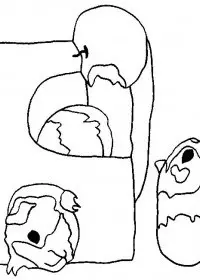 Fisă de colorat cu Animale cobai de colorat p09