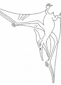 Fisă de colorat cu Animale dinozauri de colorat p18