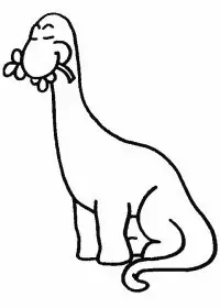 Fisă de colorat cu Animale dinozauri de colorat p24