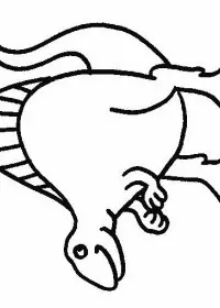 Fisă de colorat cu Animale dinozauri de colorat p30