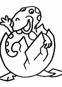Fisă de colorat cu Animale dinozauri de colorat p34