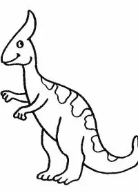 Fisă de colorat cu Animale dinozauri de colorat p35