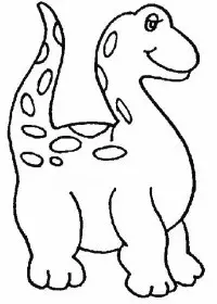 Fisă de colorat cu Animale dinozauri de colorat p42