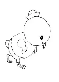 Fisă de colorat cu Animale haioase de colorat p04