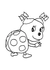 Fisă de colorat cu Animale haioase de colorat p06