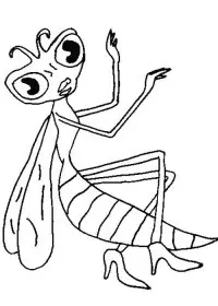 Fisă de colorat cu Animale haioase de colorat p13