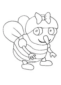 Fisă de colorat cu Animale haioase de colorat p22