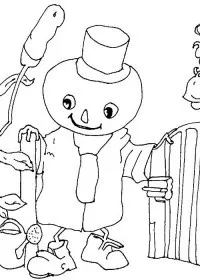 Fisă de colorat cu Animale haioase de colorat p23