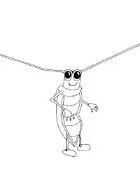 Fisă de colorat cu Animale haioase de colorat p24