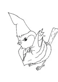 Fisă de colorat cu Animale haioase de colorat p28