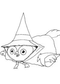 Fisă de colorat cu Animale haioase de colorat p34