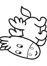 Fisă de colorat cu Animale unicorni de colorat p21