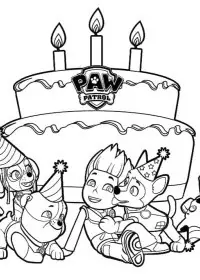 Patrula Cățelușilor de colorat p50