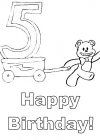 Fisă de colorat cu Aniversari de colorat p02