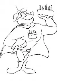 Fisă de colorat cu Aniversari de colorat p03