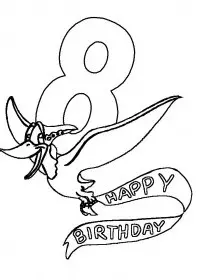 Fisă de colorat cu Aniversari de colorat p11