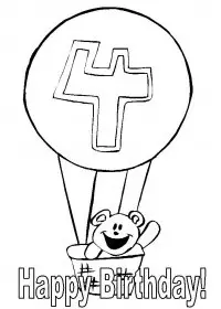 Fisă de colorat cu Aniversari de colorat p13