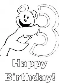 Fisă de colorat cu Aniversari de colorat p15